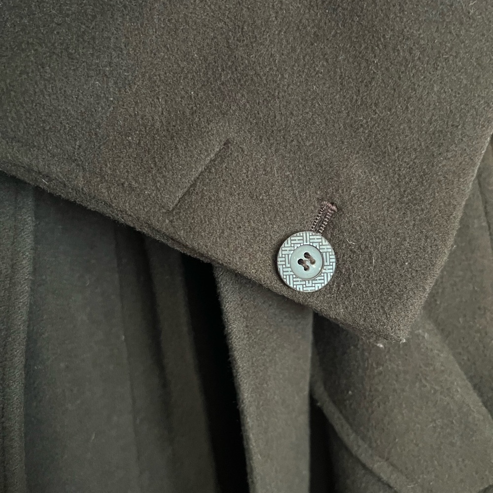 Cole Haan wool blend belted wrap coat - Size 12 - Picture 5 of 8